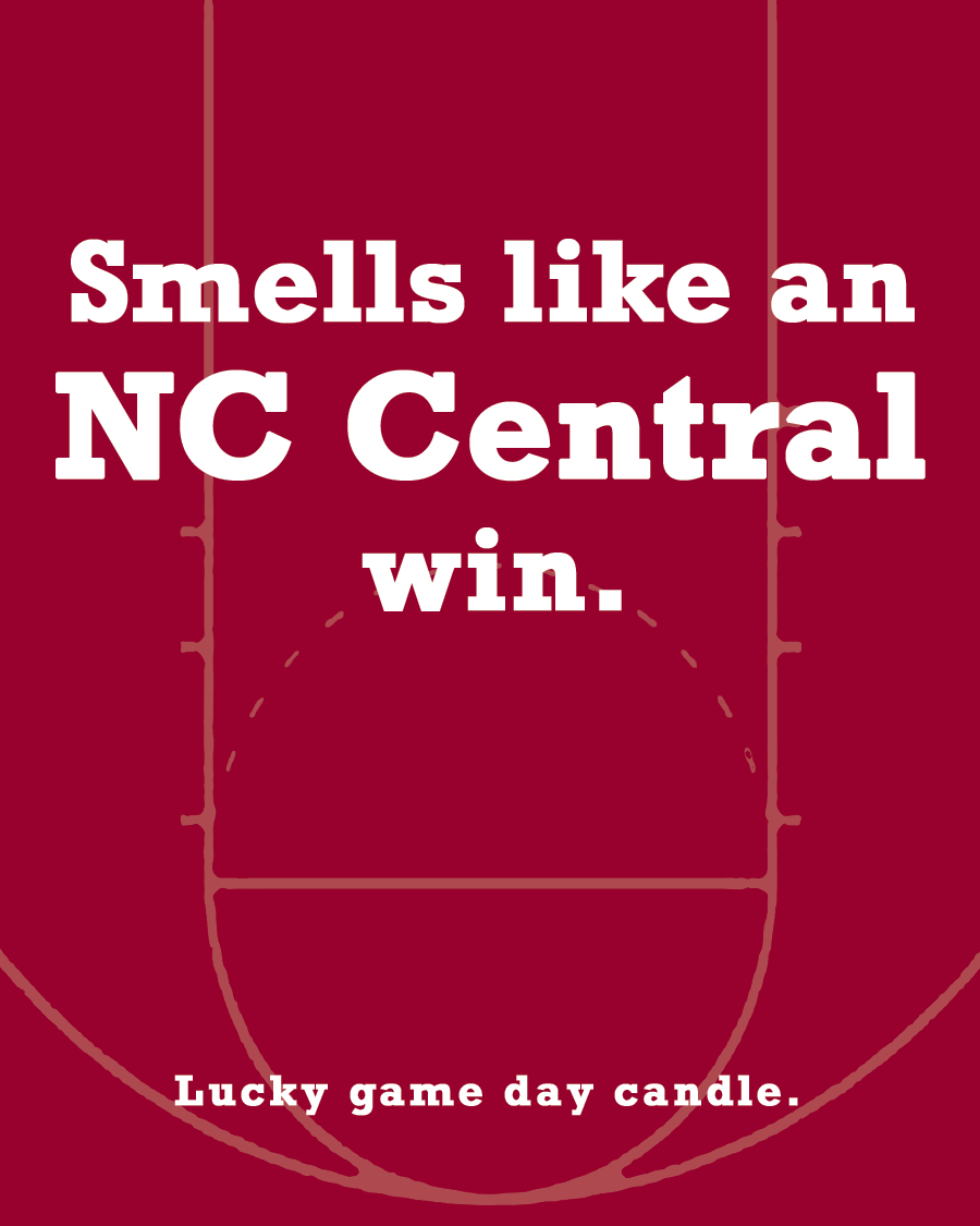 North Carolina Central Basketball - Smells Like an NC Central Win (13.75 oz) scented candle