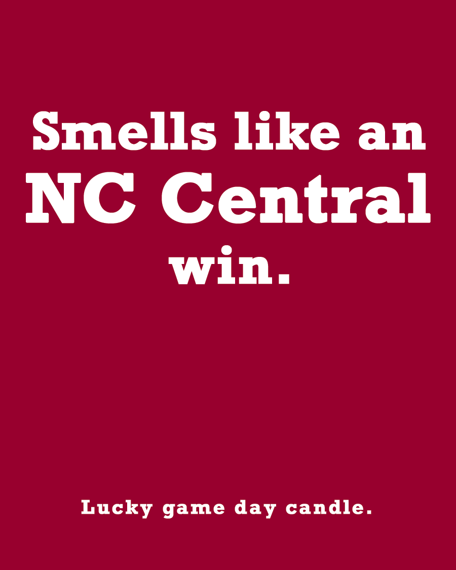North Carolina Central - Smells Like an NC Central Win (13.75 oz) scented candle