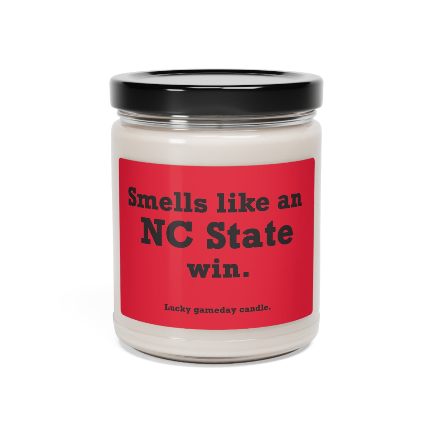 NC State - "Smells like an NC State win" scented candle (9 oz)