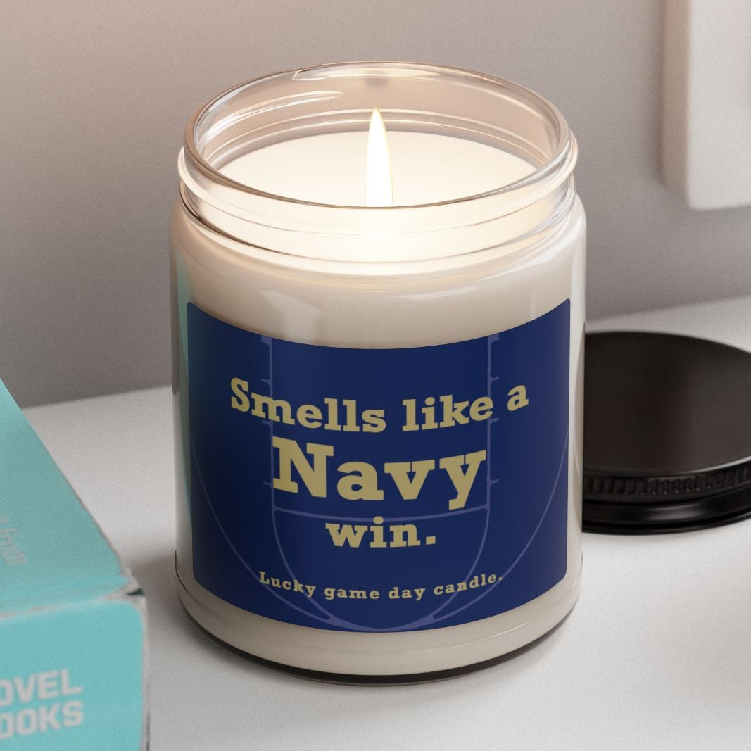 Navy Basketball - Smells Like a Navy Win (9 oz) scented candle