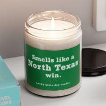 North Texas - "Smells like a North Texas win" scented candle (9 oz)