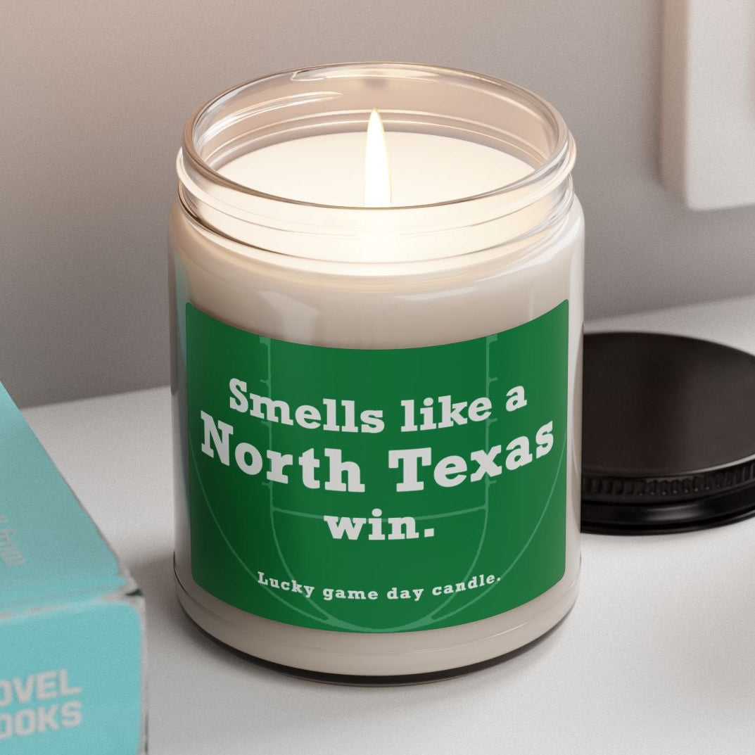 North Texas Basketball - Smells Like a North Texas Win (9 oz) scented candle 