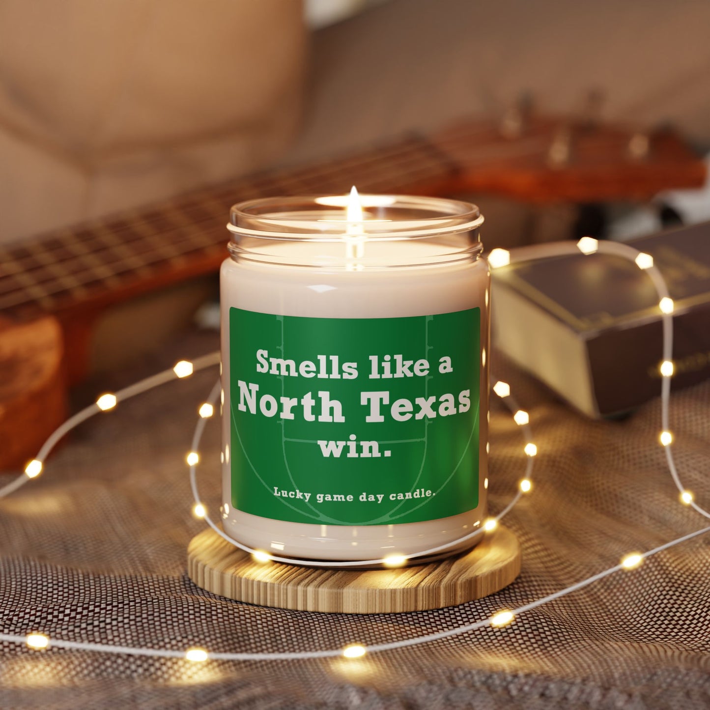 North Texas Basketball - "Smells like a North Texas win" scented candle (9 oz)