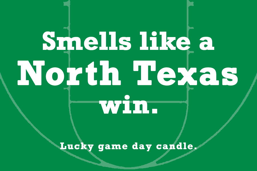 North Texas Basketball - "Smells like a North Texas win" scented candle (9 oz)