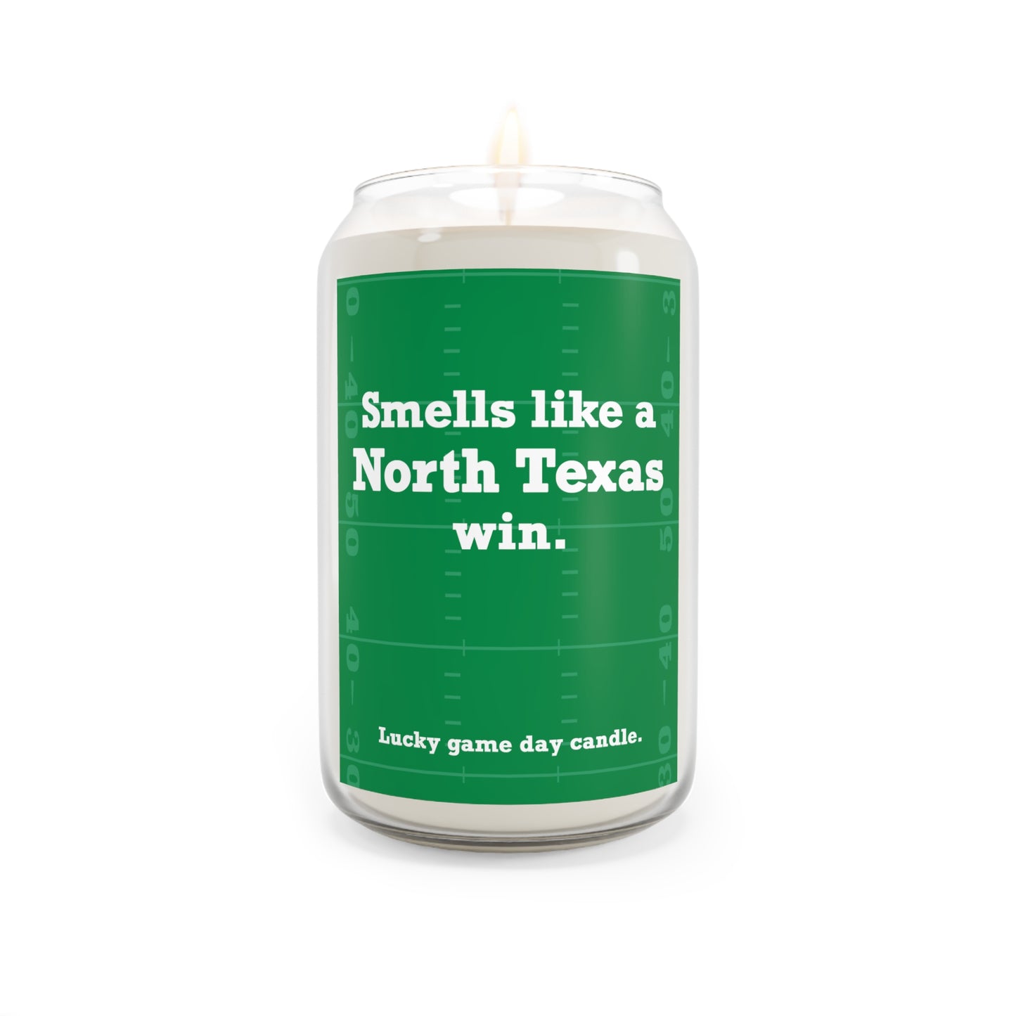 North Texas Football - "Smells like a North Texas win" scented candle (13.75 oz)