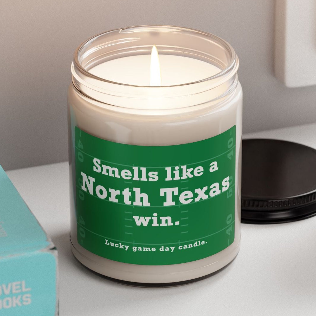 North Texas Football - Smells Like a North Texas Win (9 oz) scented candle 