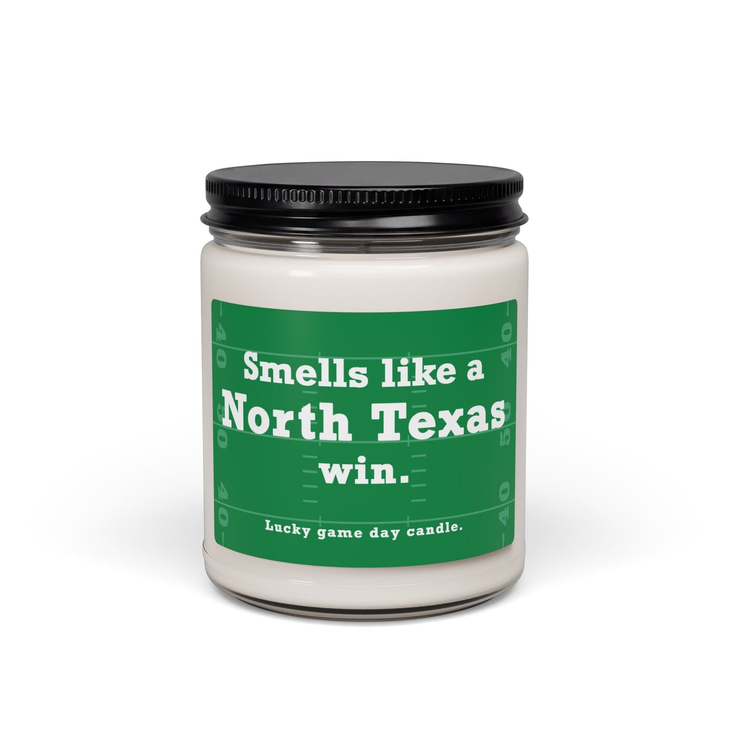 North Texas Football - "Smells like a North Texas win" scented candle (9 oz)
