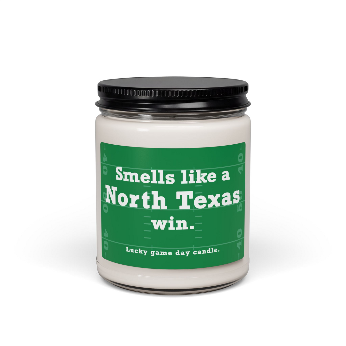 North Texas Football - "Smells like a North Texas win" scented candle (9 oz)