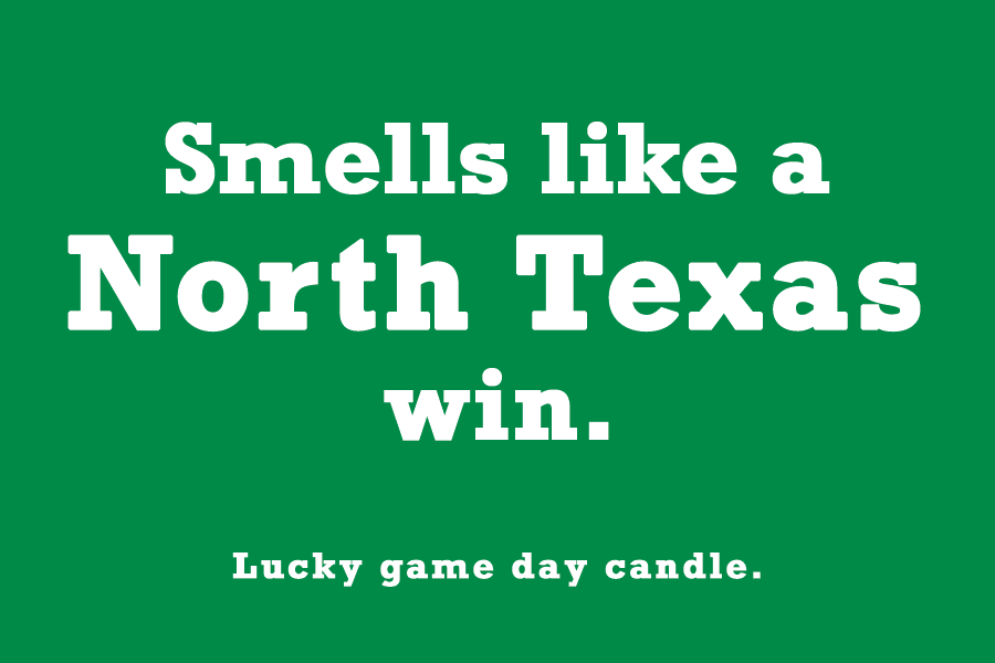 North Texas - "Smells like a North Texas win" scented candle (9 oz)