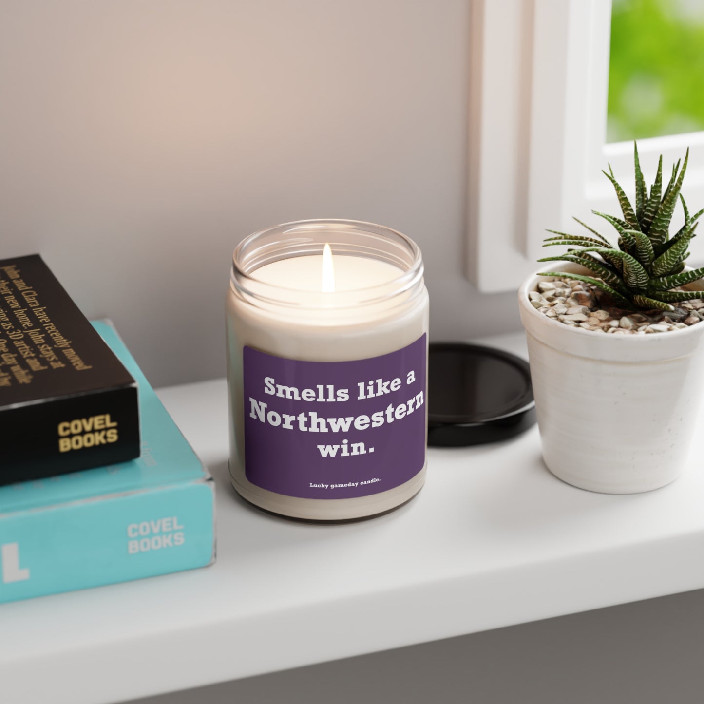 Northwestern - "Smells like a Northwestern win" scented candle (9 oz)