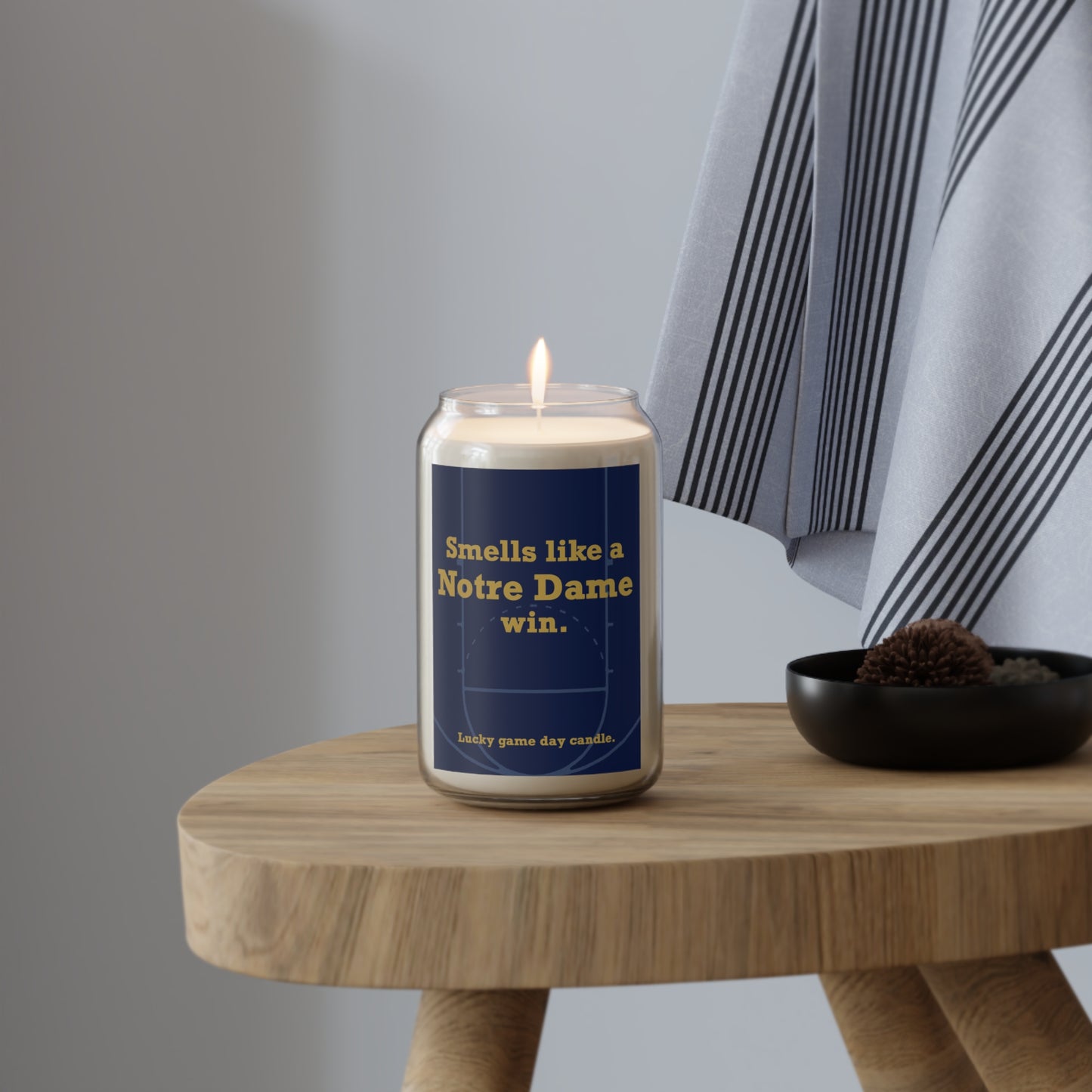 Notre Dame Basketball - "Smells like a Notre Dame win" scented candle (13.75 oz)