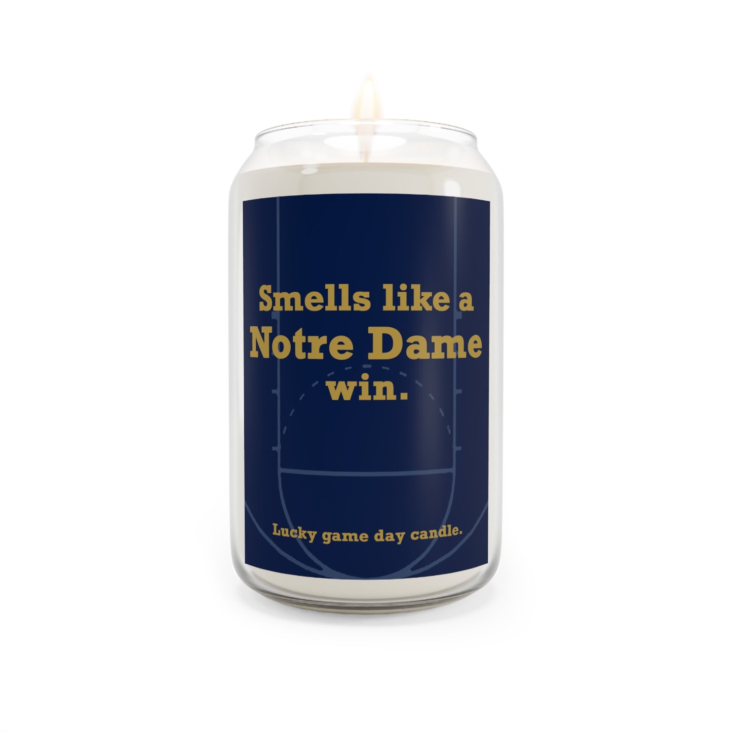 Notre Dame Basketball - "Smells like a Notre Dame win" scented candle (13.75 oz)