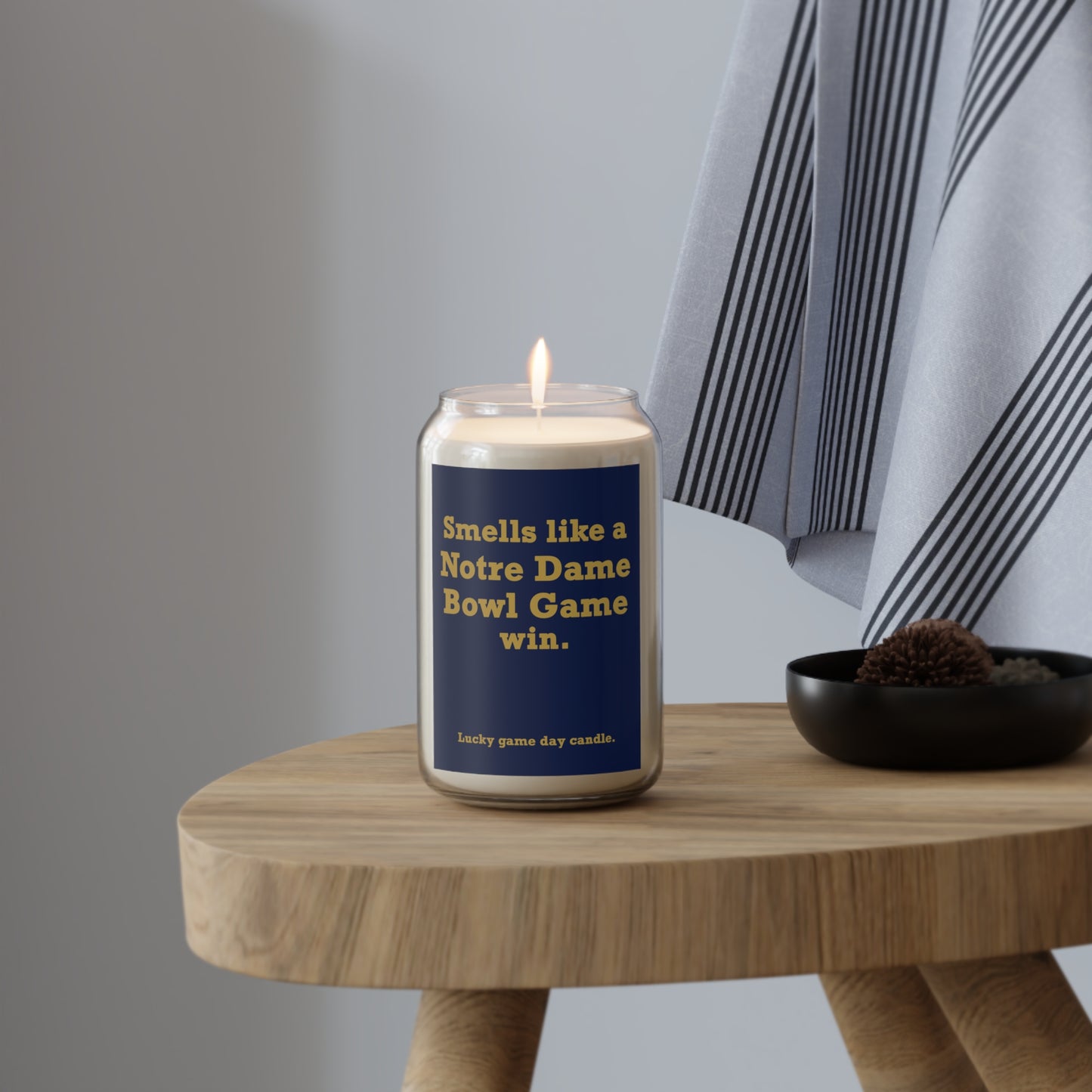 Notre Dame Bowl Game - "Smells like a Notre Dame Bowl Game win" scented candle (13.75 oz)