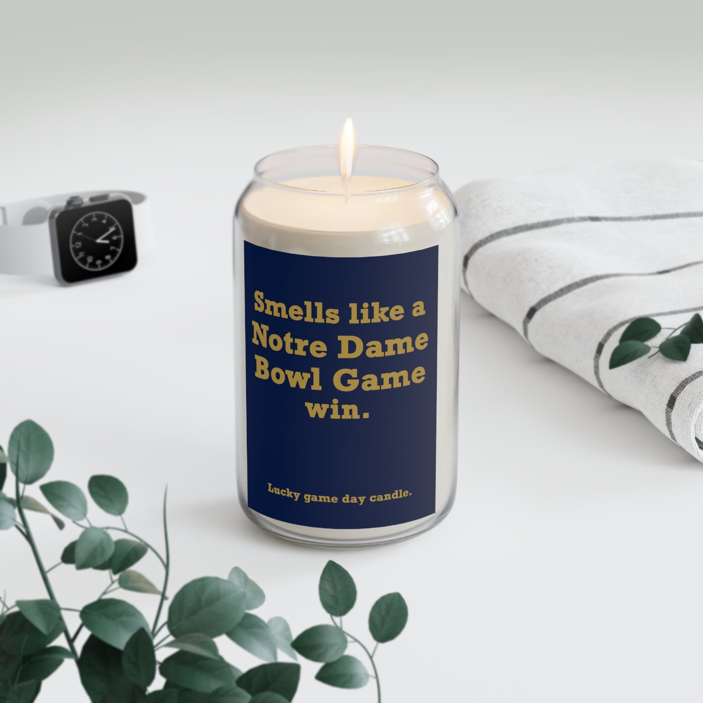 Notre Dame Bowl Game - "Smells like a Notre Dame Bowl Game win" scented candle (13.75 oz)