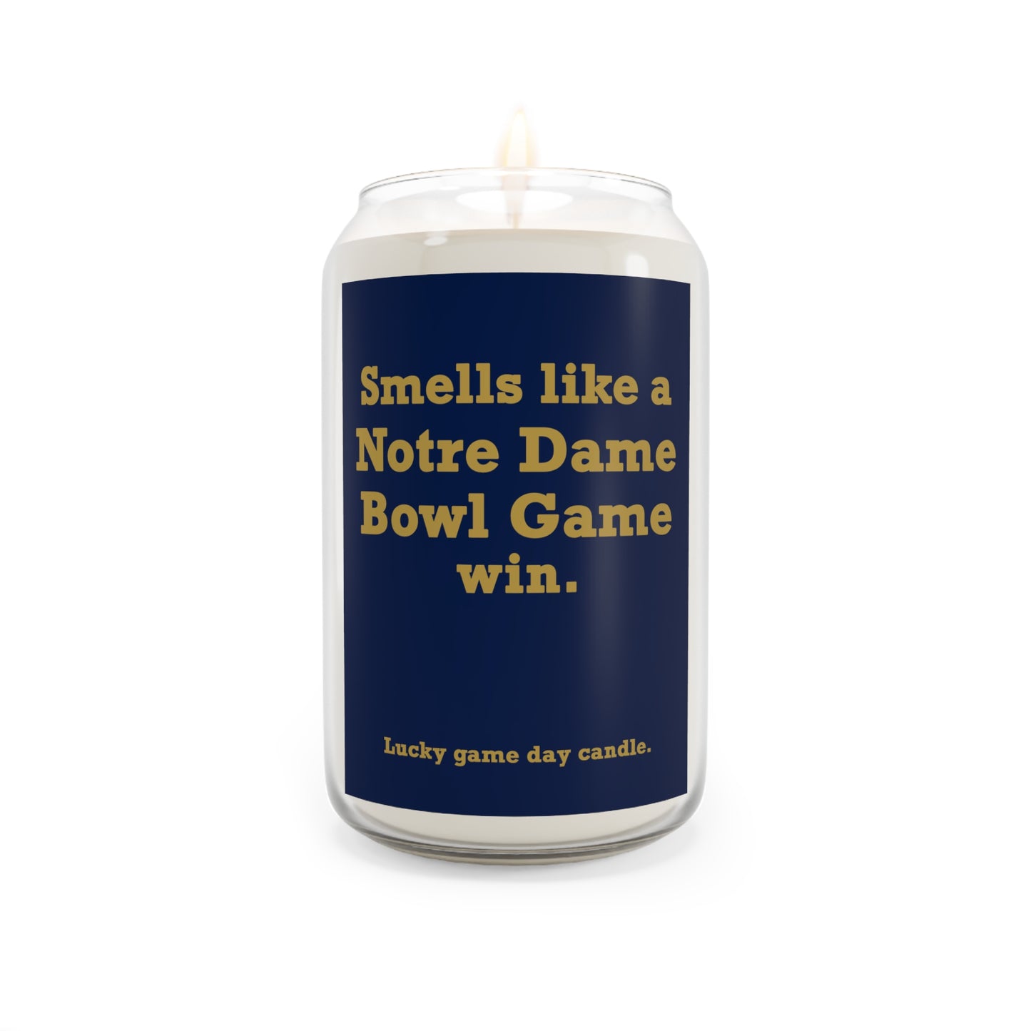 Notre Dame Bowl Game - "Smells like a Notre Dame Bowl Game win" scented candle (13.75 oz)