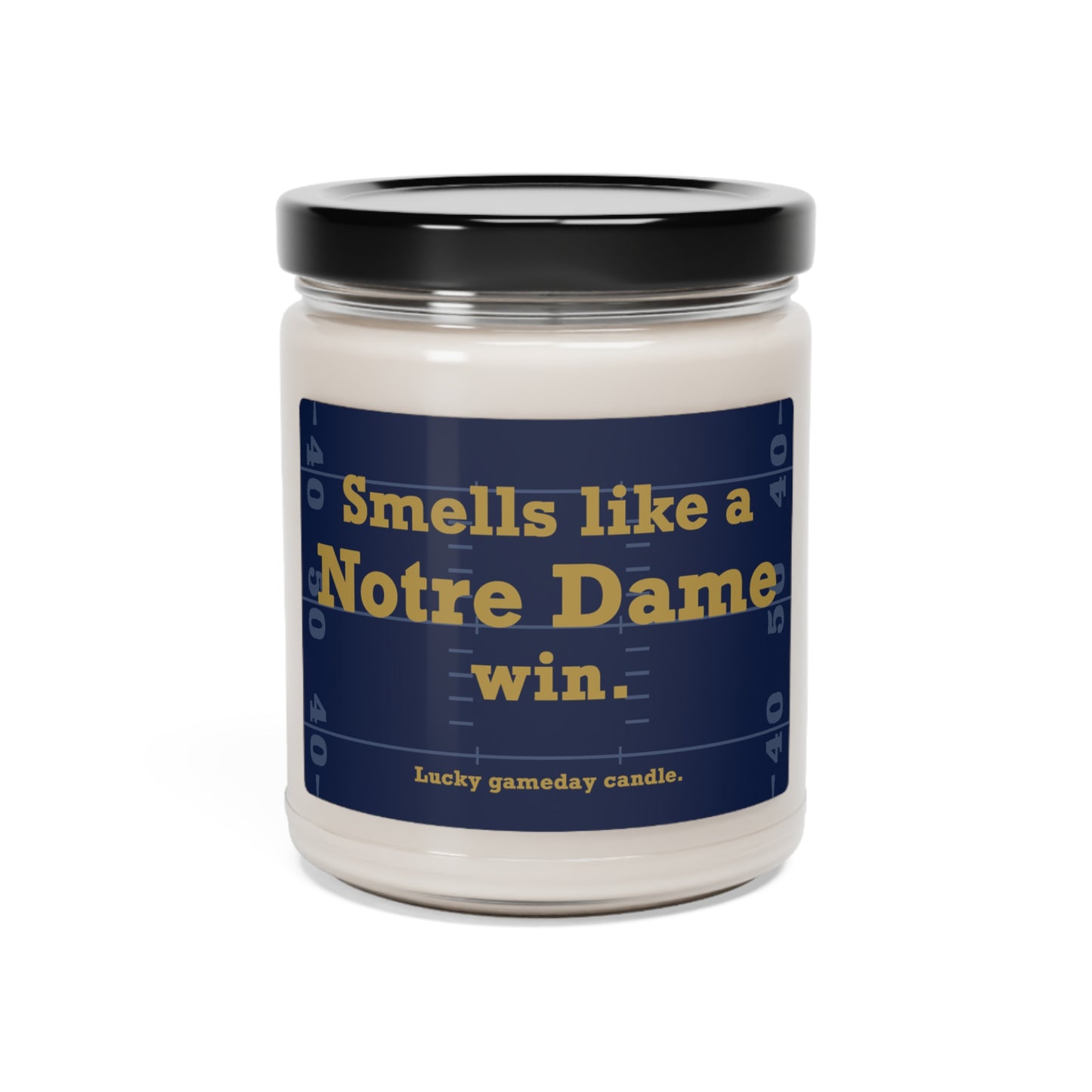 Notre Dame Football - "Smells like a Notre Dame win" scented candle (9 oz)