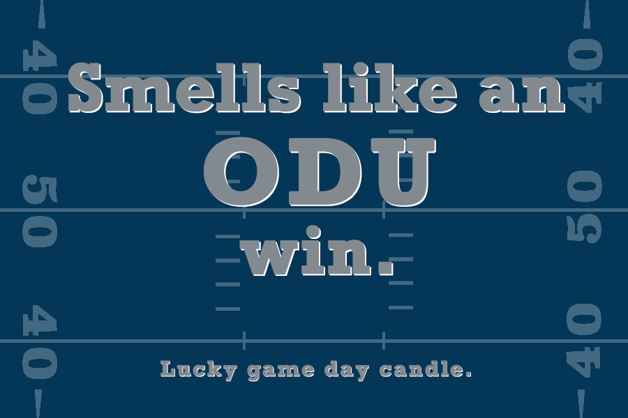 Old Dominion Football - "Smells like an ODU win" scented candle (9 oz)