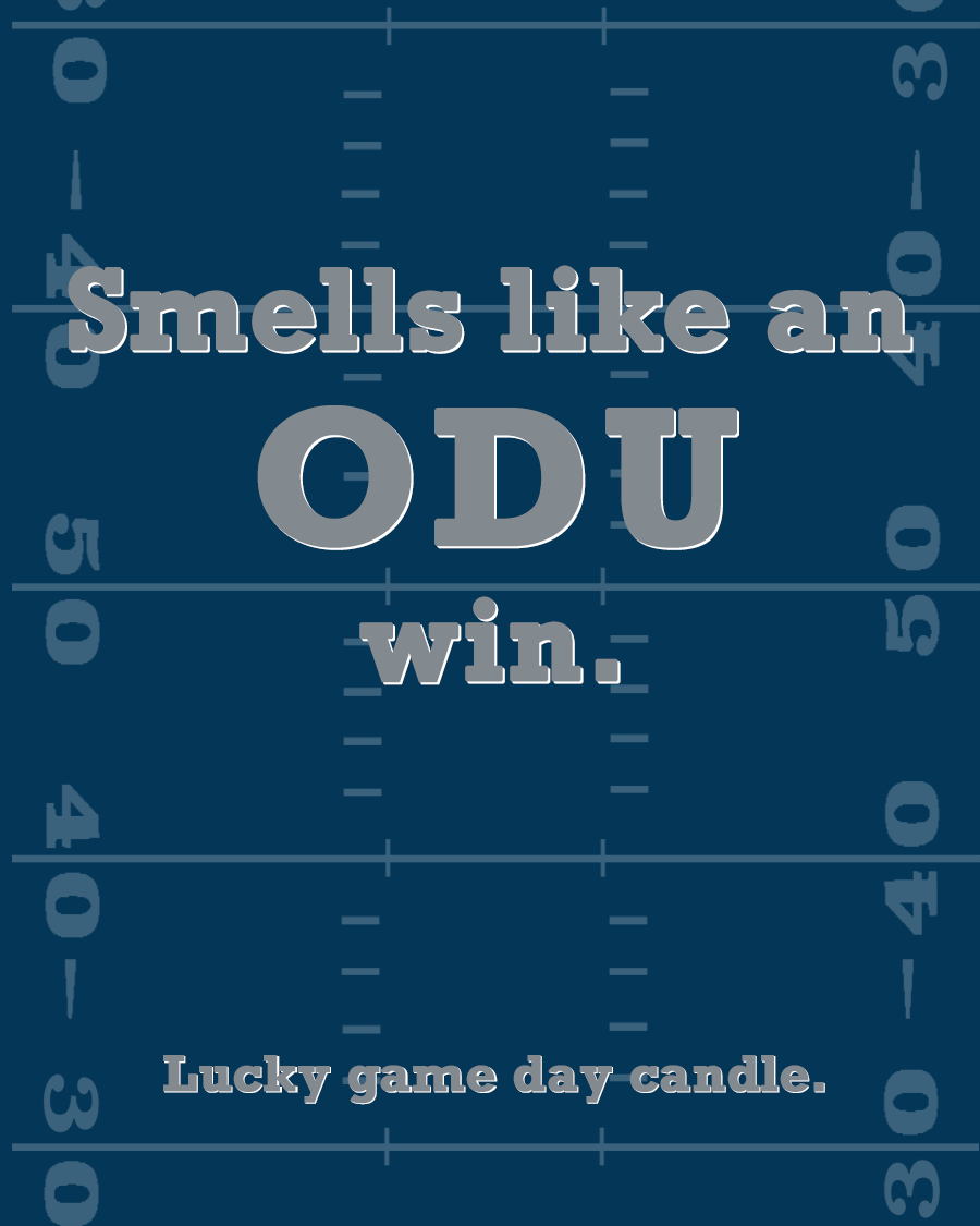 ODU Football - "Smells Like an ODU Win" scented candle (13.75 oz)