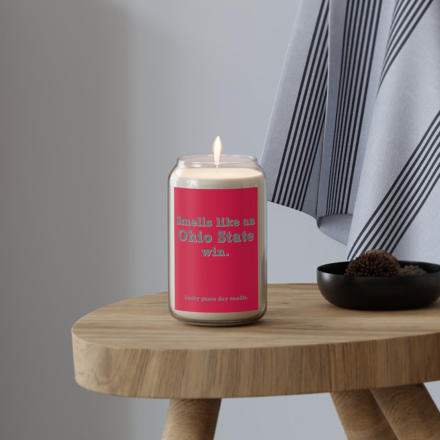 Ohio State - "Smells like an Ohio State win" scented candle (13.75 oz)