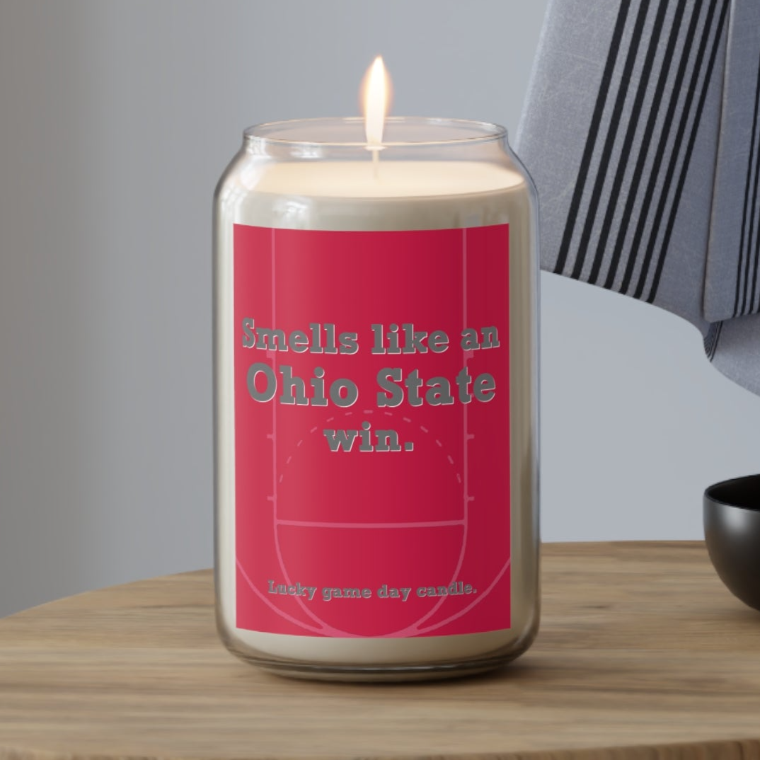 Ohio State Basketball - "Smells like an Ohio State win" scented candle (13.75 oz)