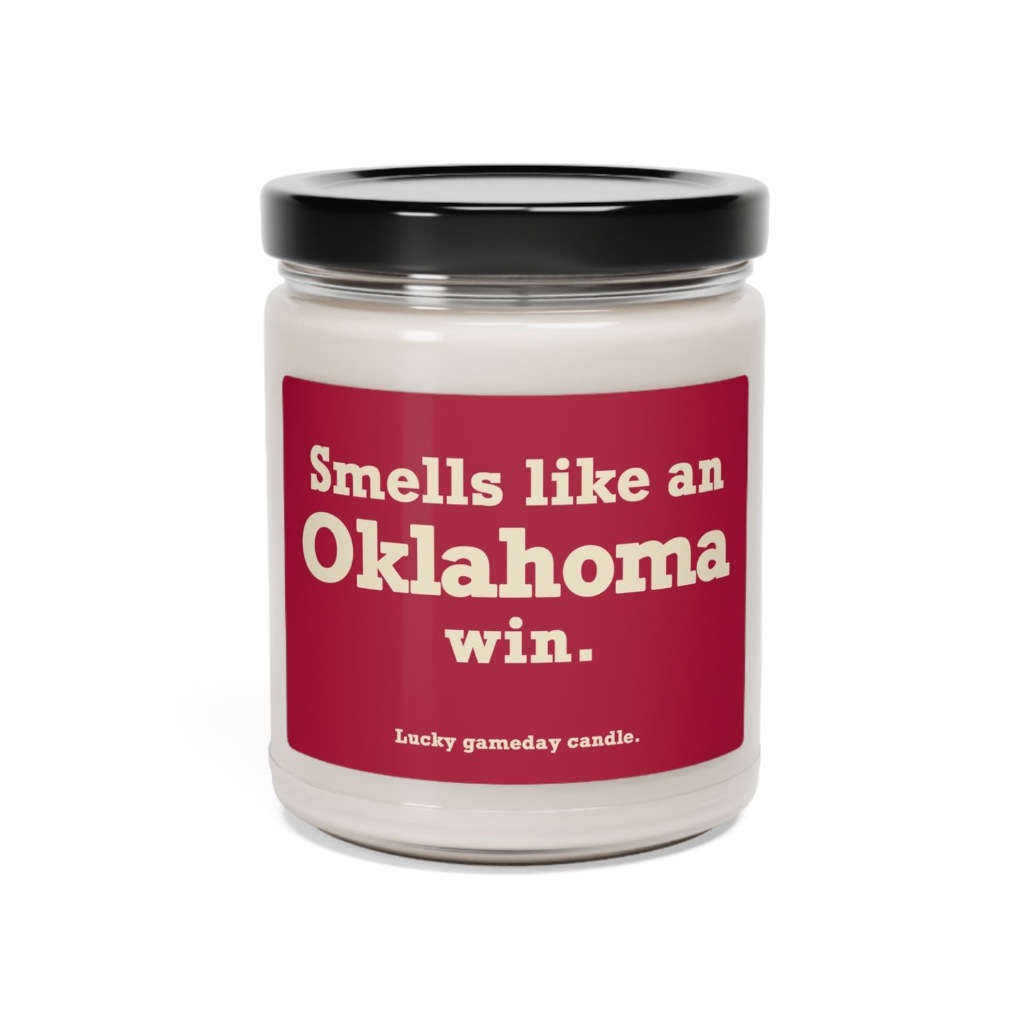 Oklahoma - "Smells like an Oklahoma win" scented candle (9 oz)