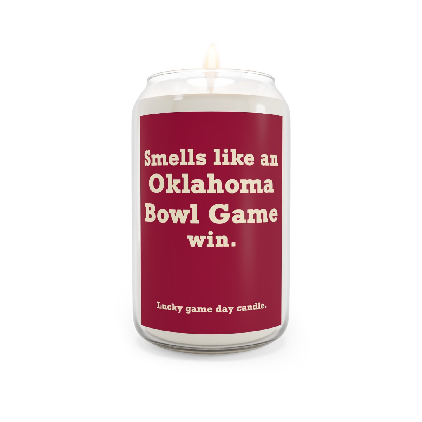 Oklahoma Bowl Game - "Smells Like an Oklahoma Bowl Game Win" scented candle (13.75 oz)