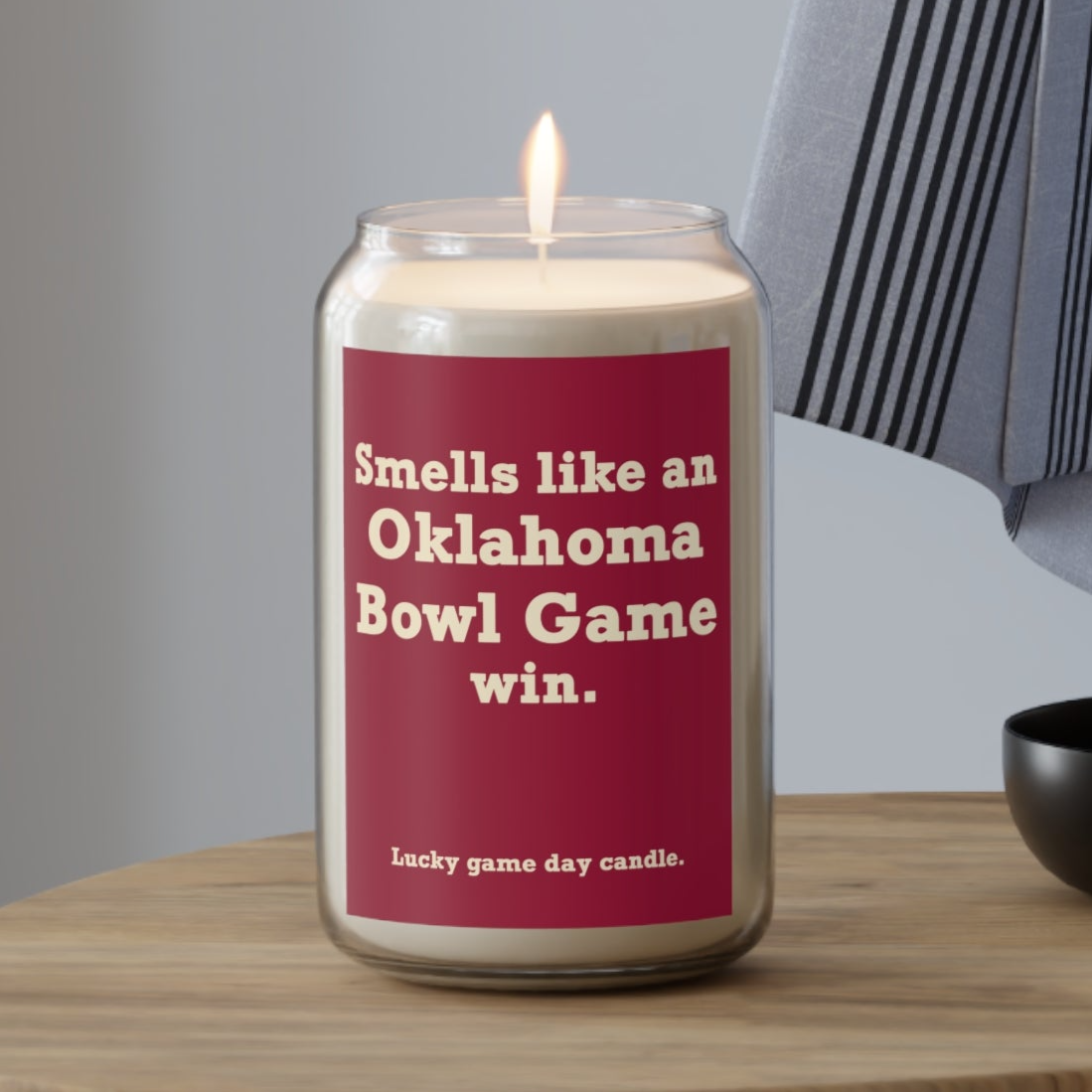 Oklahoma Bowl Game - "Smells Like an Oklahoma Bowl Game Win" scented candle (13.75 oz)