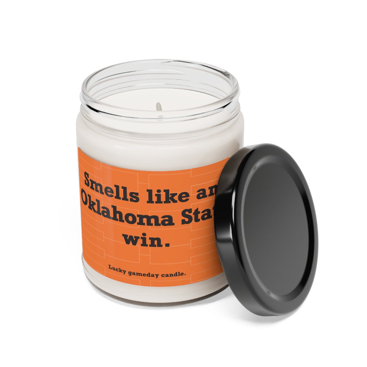 Oklahoma State Basketball - "Smells like an Oklahoma State win" scented candle (9 oz)