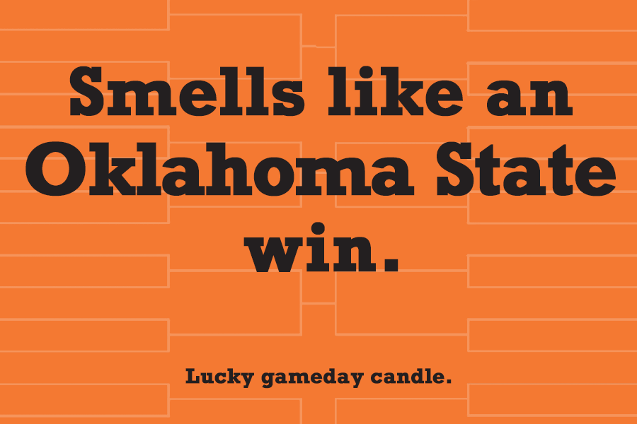 Oklahoma State Basketball - "Smells like an Oklahoma State win" scented candle (9 oz)