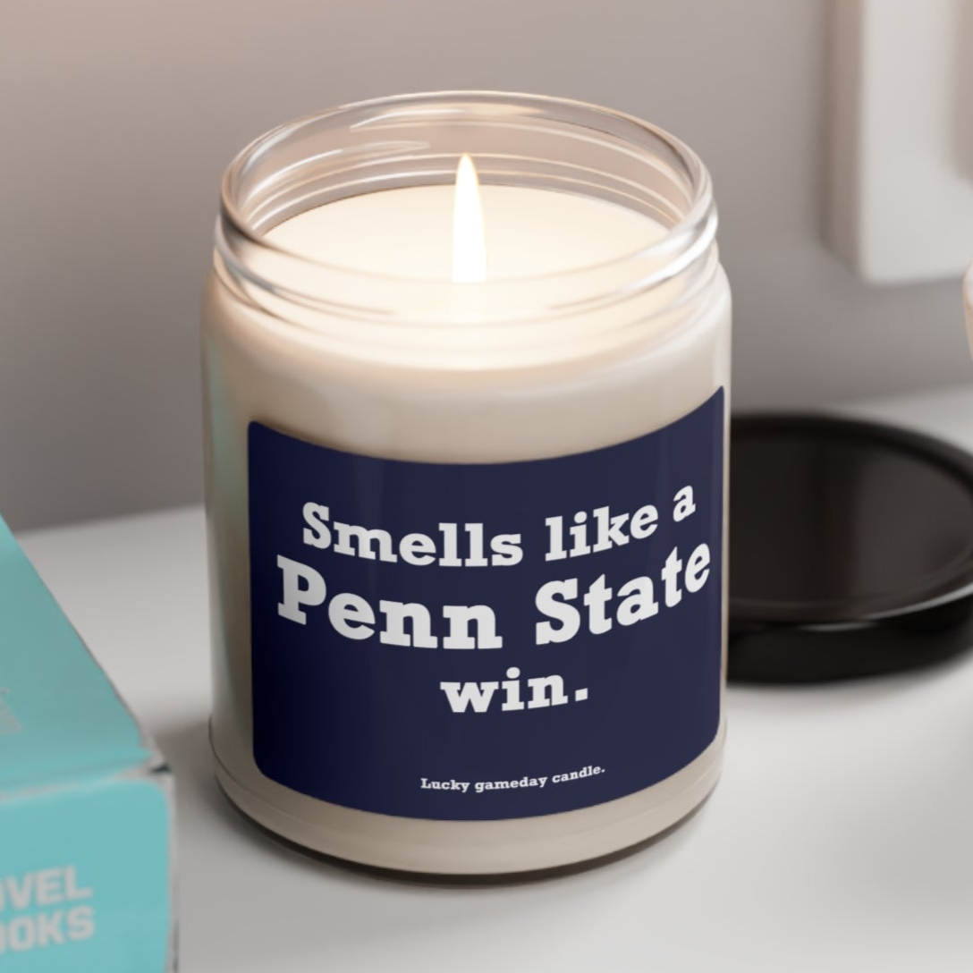 Penn State - "Smells like a Penn State win" scented candle (9 oz)