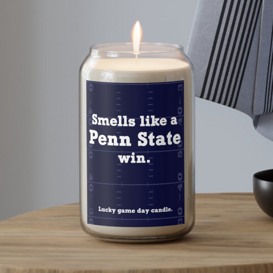 Penn State Football - "Smells like a Penn State win" scented candle (13.75 oz)