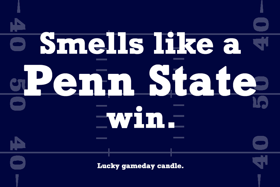 Penn State Football - "Smells like a Penn State win" scented candle (9 oz)