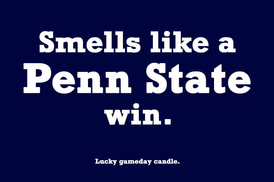 Penn State - "Smells like a Penn State win" scented candle (9 oz)