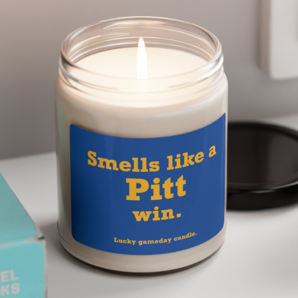 Pitt - "Smells like a Pitt win" scented candle (9 oz)