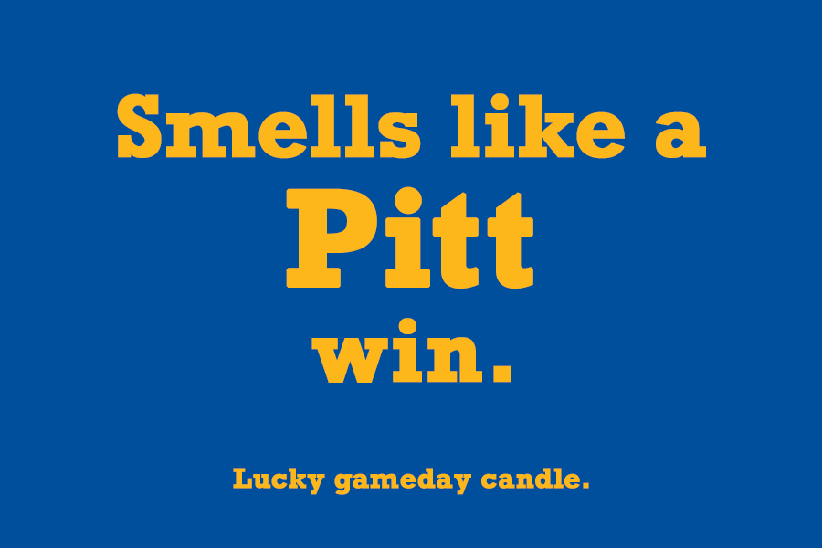 Pitt - "Smells like a Pitt win" scented candle (9 oz)