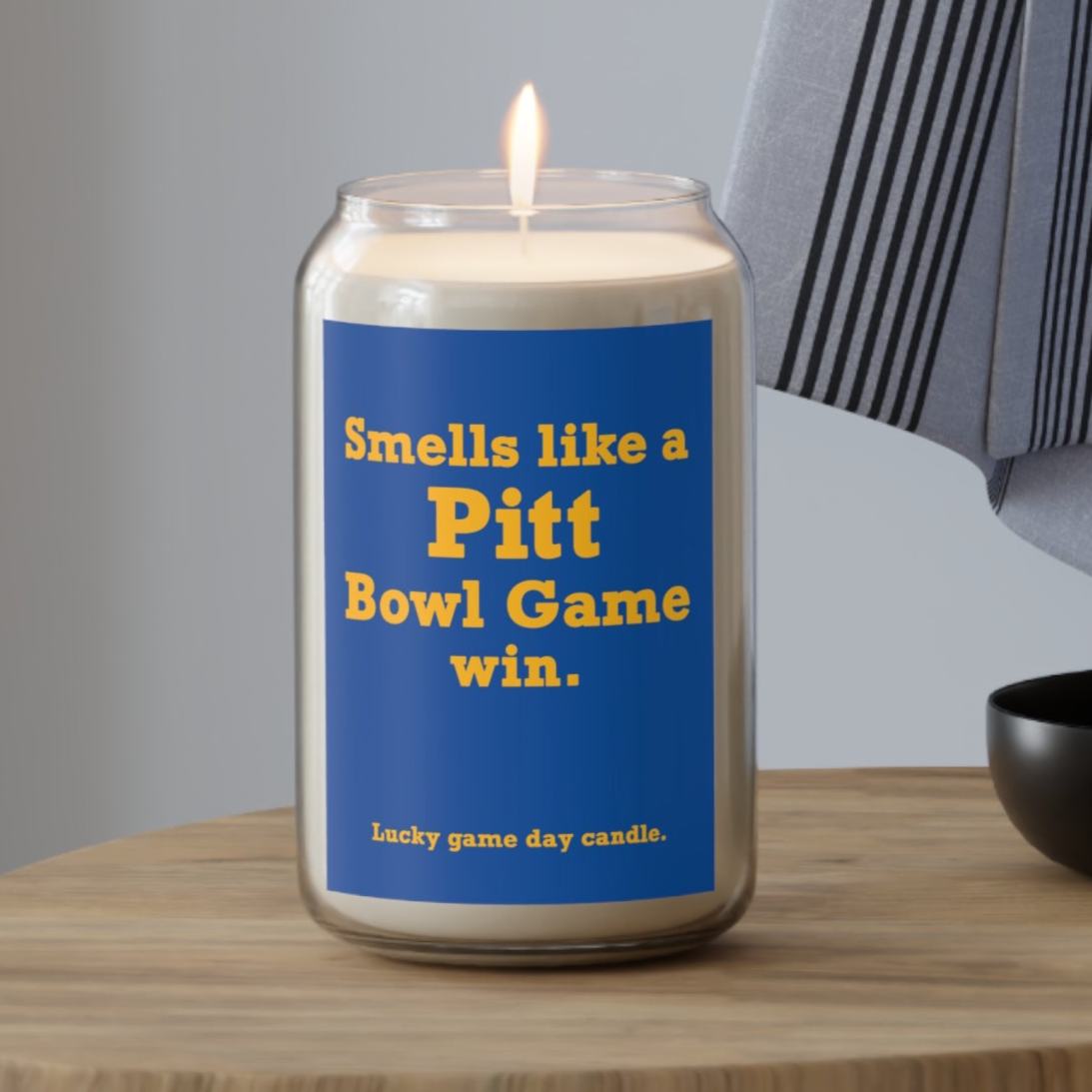 Pitt Bowl Game - "Smells like a Pitt Bowl Game win" scented candle (13.75 oz)