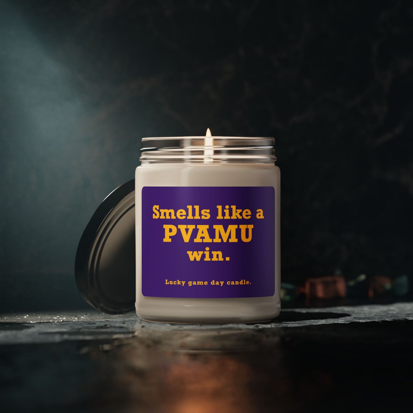 Prairie View A&M - "Smells like a PVAMU win" scented candle (9 oz)