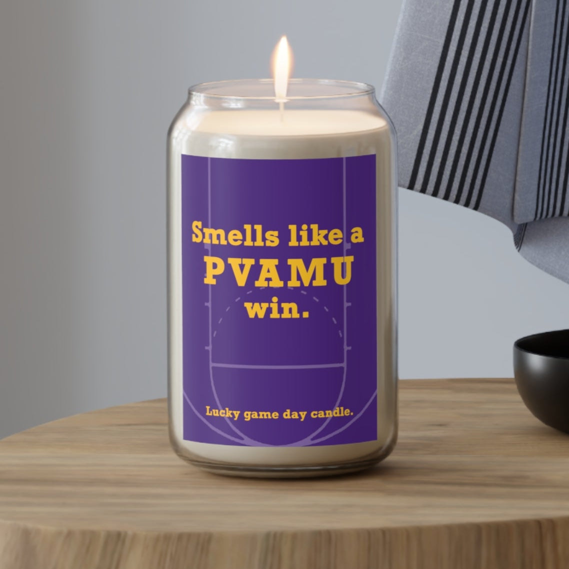 Prairie View A&M Basketball - "Smells like a PVAMU win" scented candle (13.75 oz)