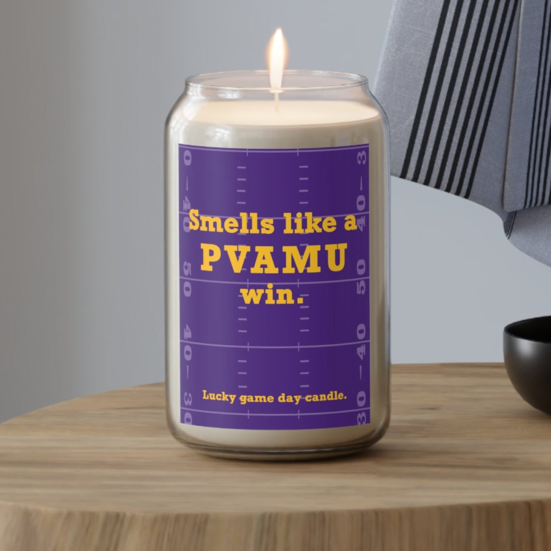 Prairie View A&M Football - "Smells like a PVAMU win" scented candle (13.75 oz)