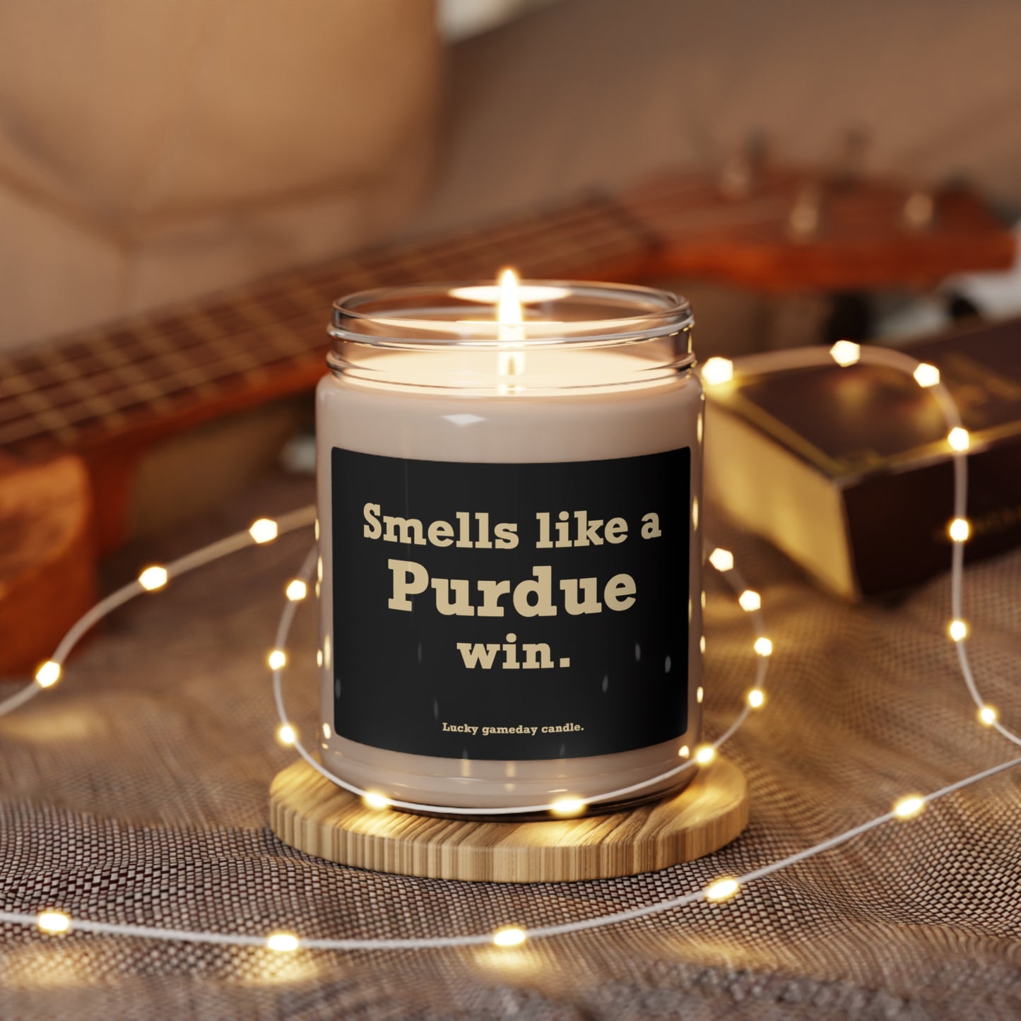 Purdue - "Smells like a Purdue win" scented candle (9 oz)