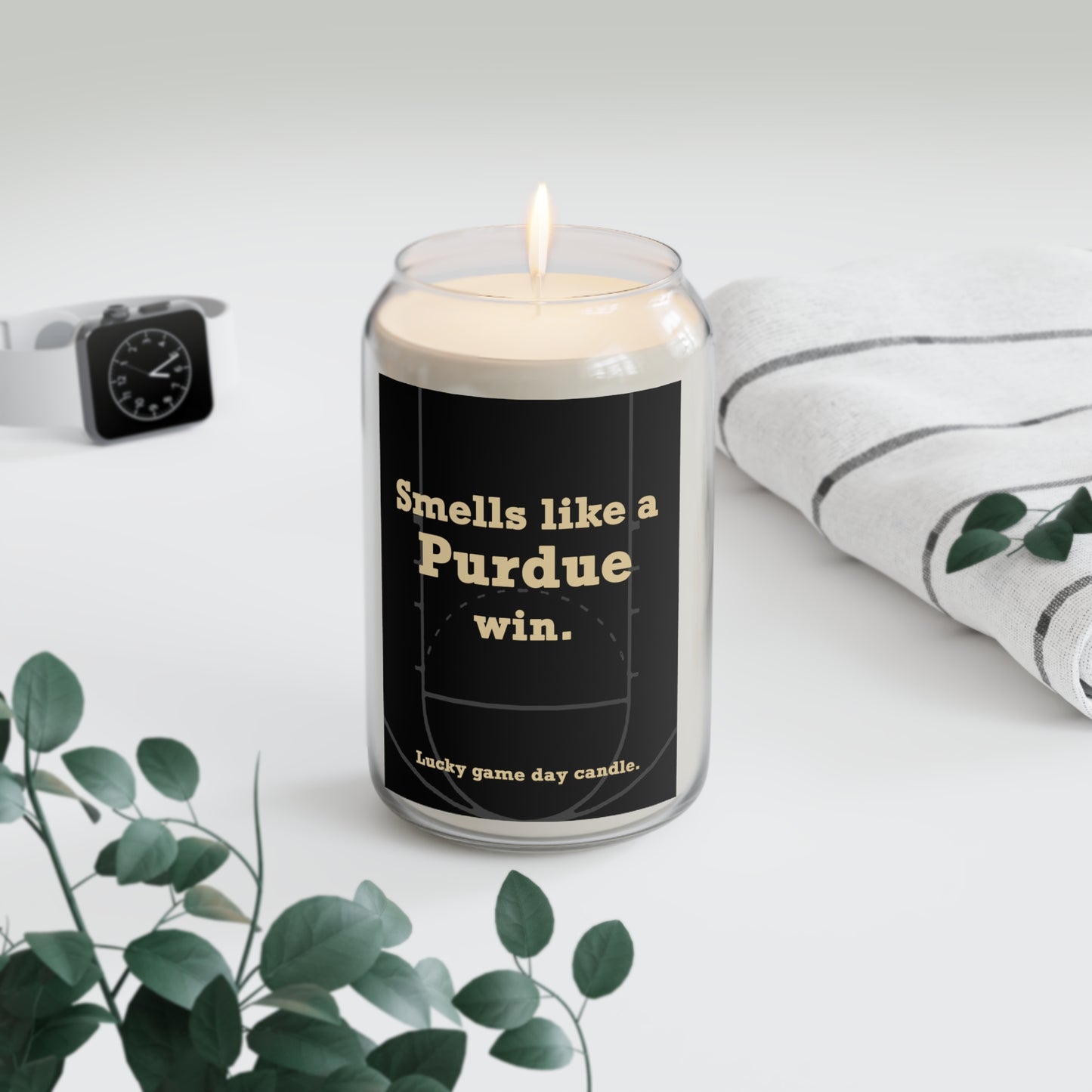 Purdue Basketball - "Smells like a Purdue win" scented candle (13.75 oz)