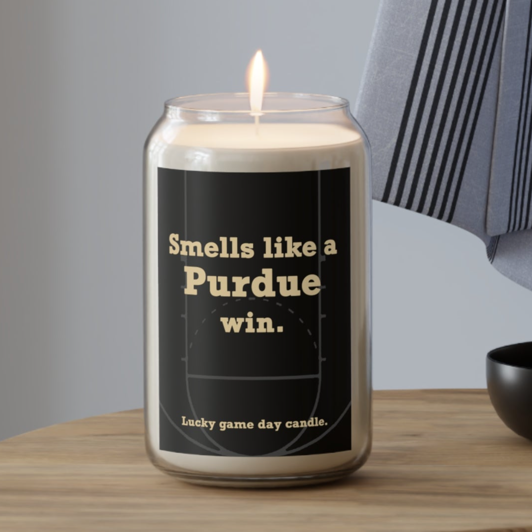 Purdue Basketball - "Smells like a Purdue win" scented candle (13.75 oz)