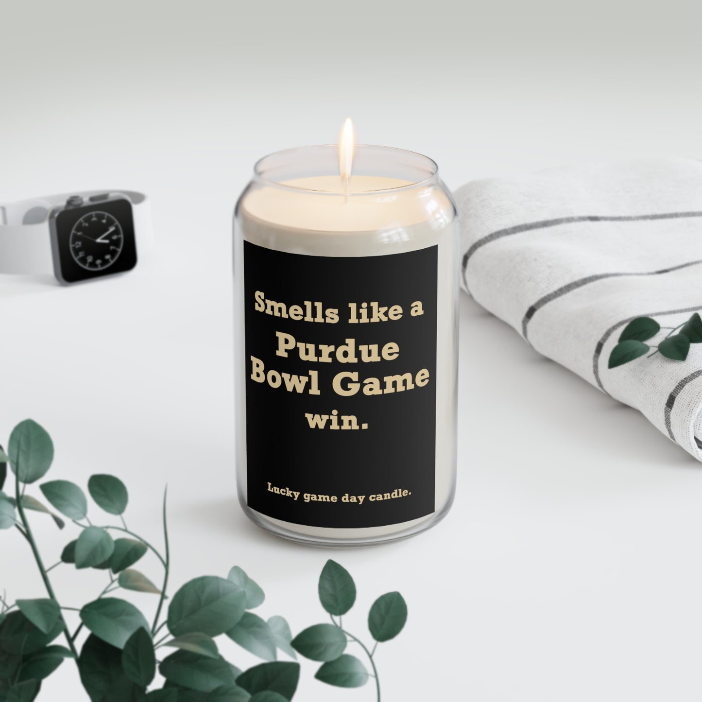 Purdue Bowl Game - "Smells like a Bowl Game Purdue win" scented candle (13.75 oz)