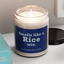 Rice - "Smells like a Rice win" scented candle (9 oz)