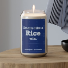 Rice Football - "Smells like a Rice win" scented candle (13.75 oz)