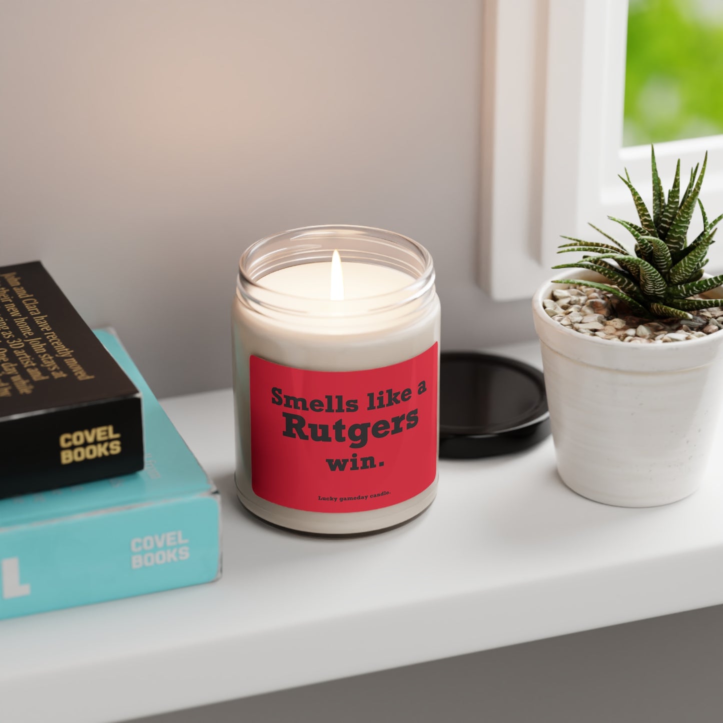 Rutgers - "Smells like a Rutgers win" scented candle (9 oz)