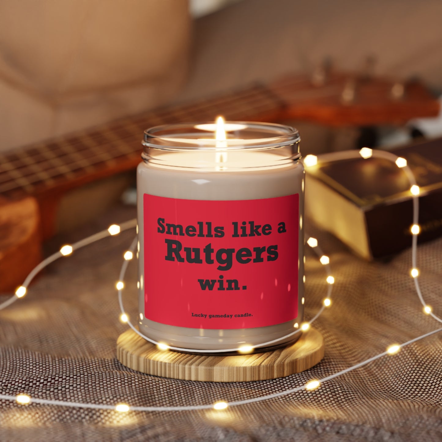 Rutgers - "Smells like a Rutgers win" scented candle (9 oz)