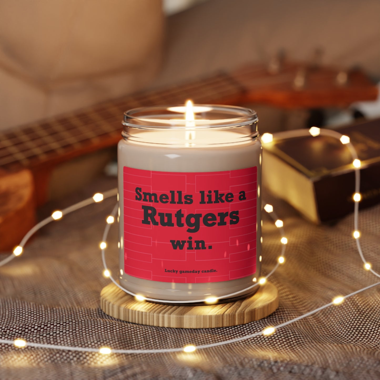 Rutgers Basketball - "Smells like a Rutgers win" scented candle (9 oz)