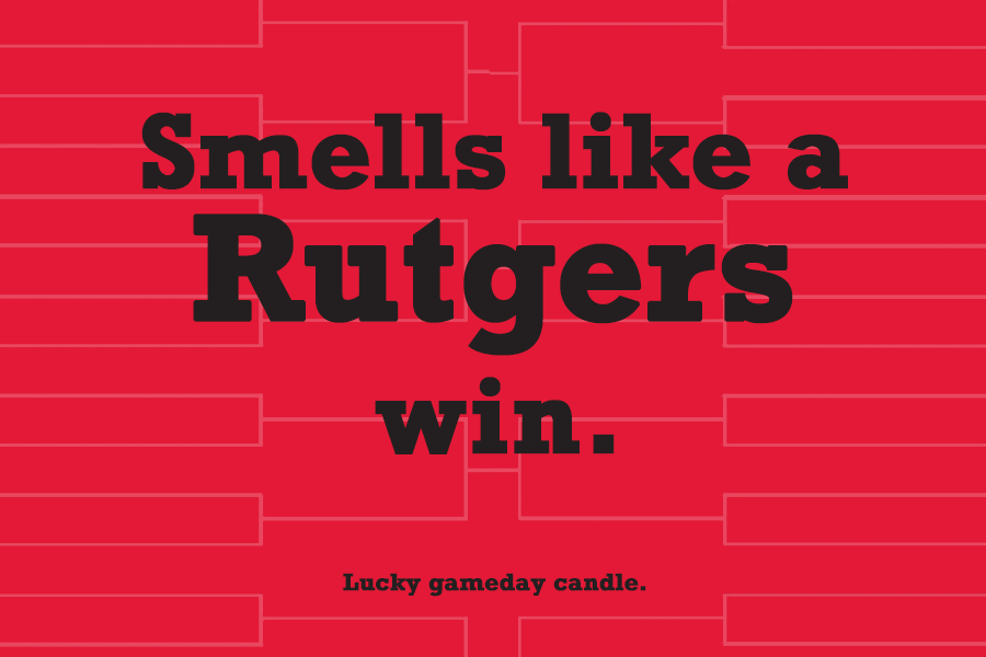 Rutgers Basketball - "Smells like a Rutgers win" scented candle (9 oz)