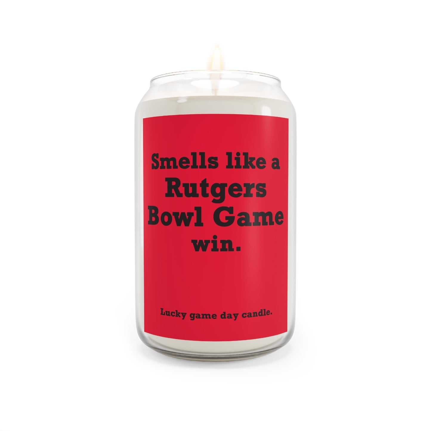 Rutgers Bowl Game- "Smells like a Rutgers Bowl Game win" scented candle (13.75 oz)